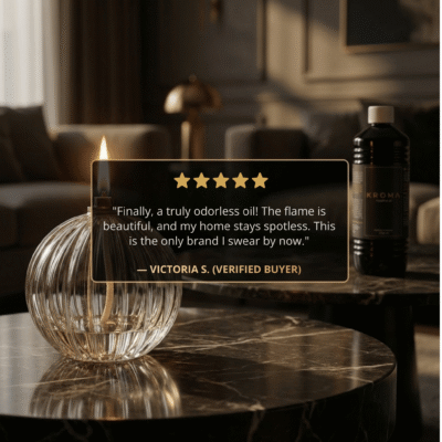 A review of this Kroma lamp paraffin oil