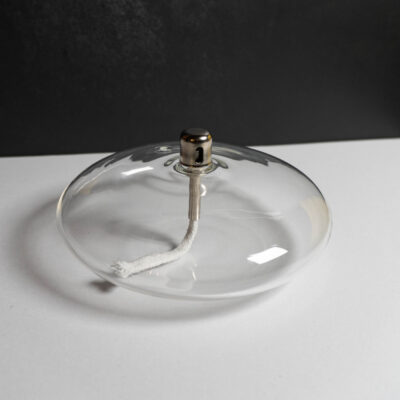Glass Oil Lamp - NO.3 - SILENCE (The Pebble) - Studio photo
